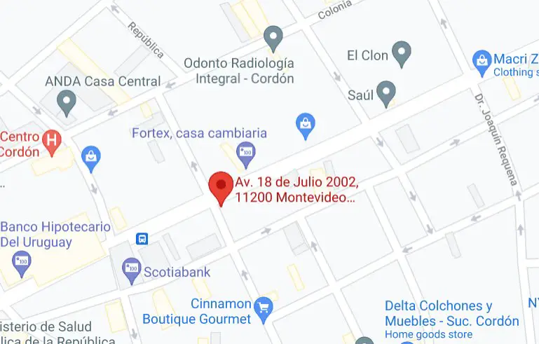 Sucursales del Banco Santander en Cordón.