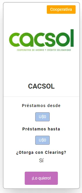 Ficha de CACSOL en Expertiza Avisa.