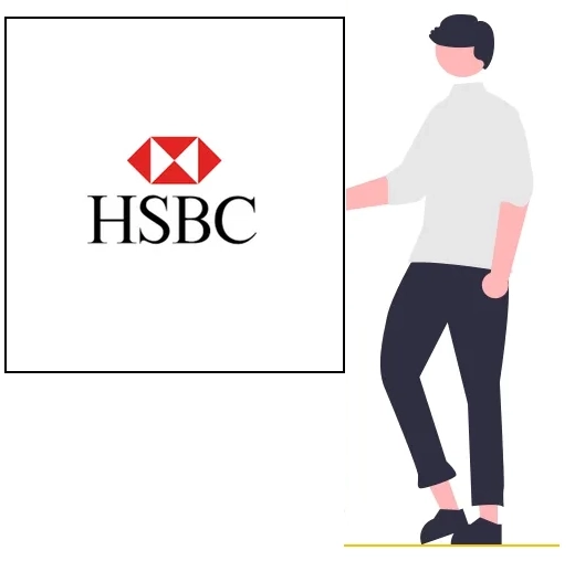 Logo del Banco HSBC en Uruguay.