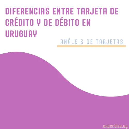 Diferencias entre tarjeta de crédito y de débito.