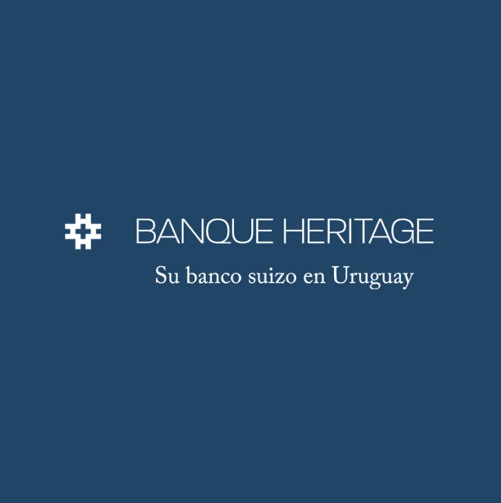 Logo Banco Heritage en Uruguay.