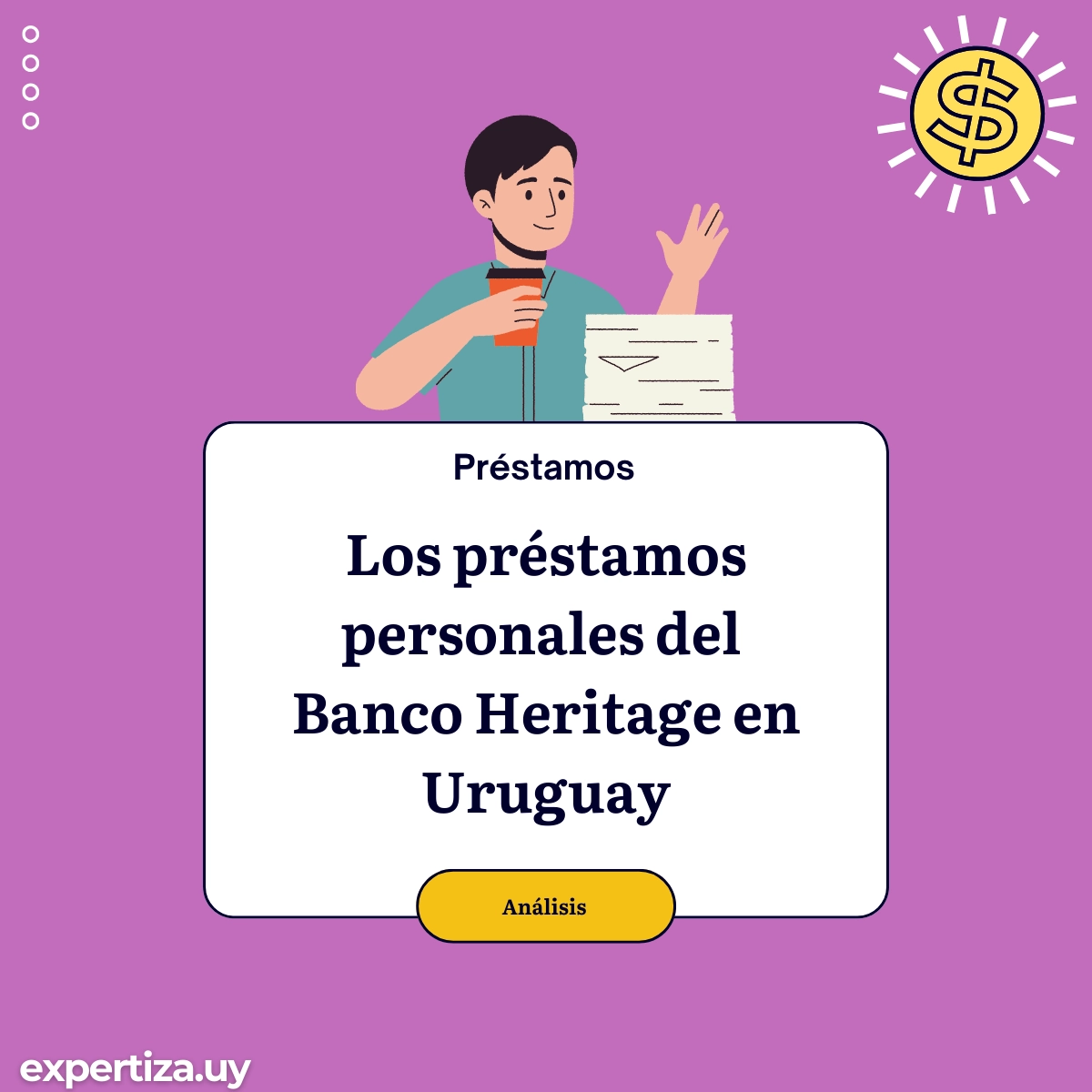 Los préstamos personales del Banco Heritage en Uruguay.