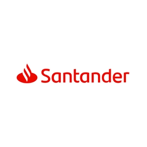Logo Banco Santander Uruguay.
