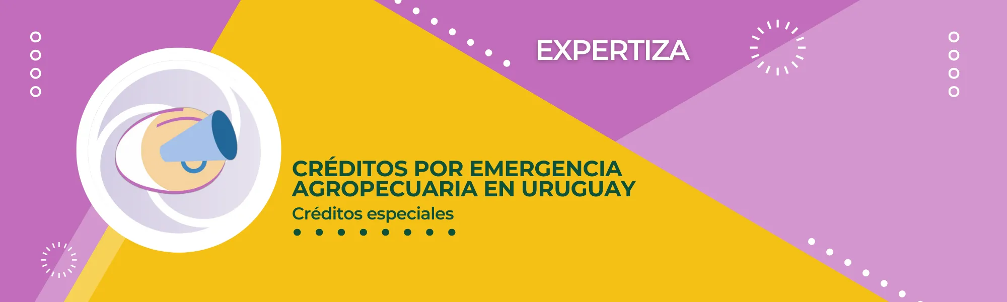 Créditos por emergencia agropecuaria en Uruguay.