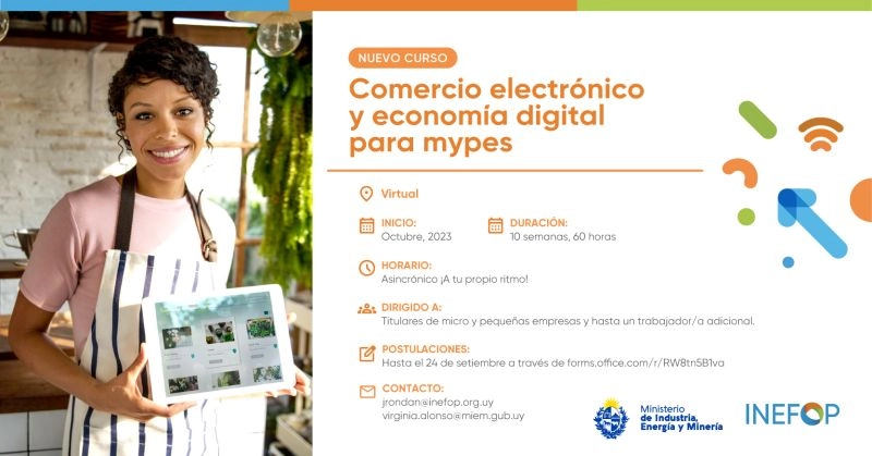 Curso de Comercio Electrónico y Economía Digital para MIPYMES.