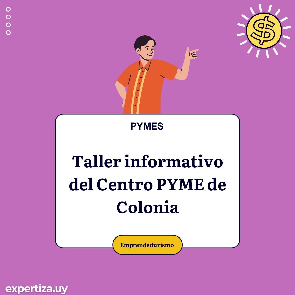 Taller informativo del Centro PYME de Colonia.