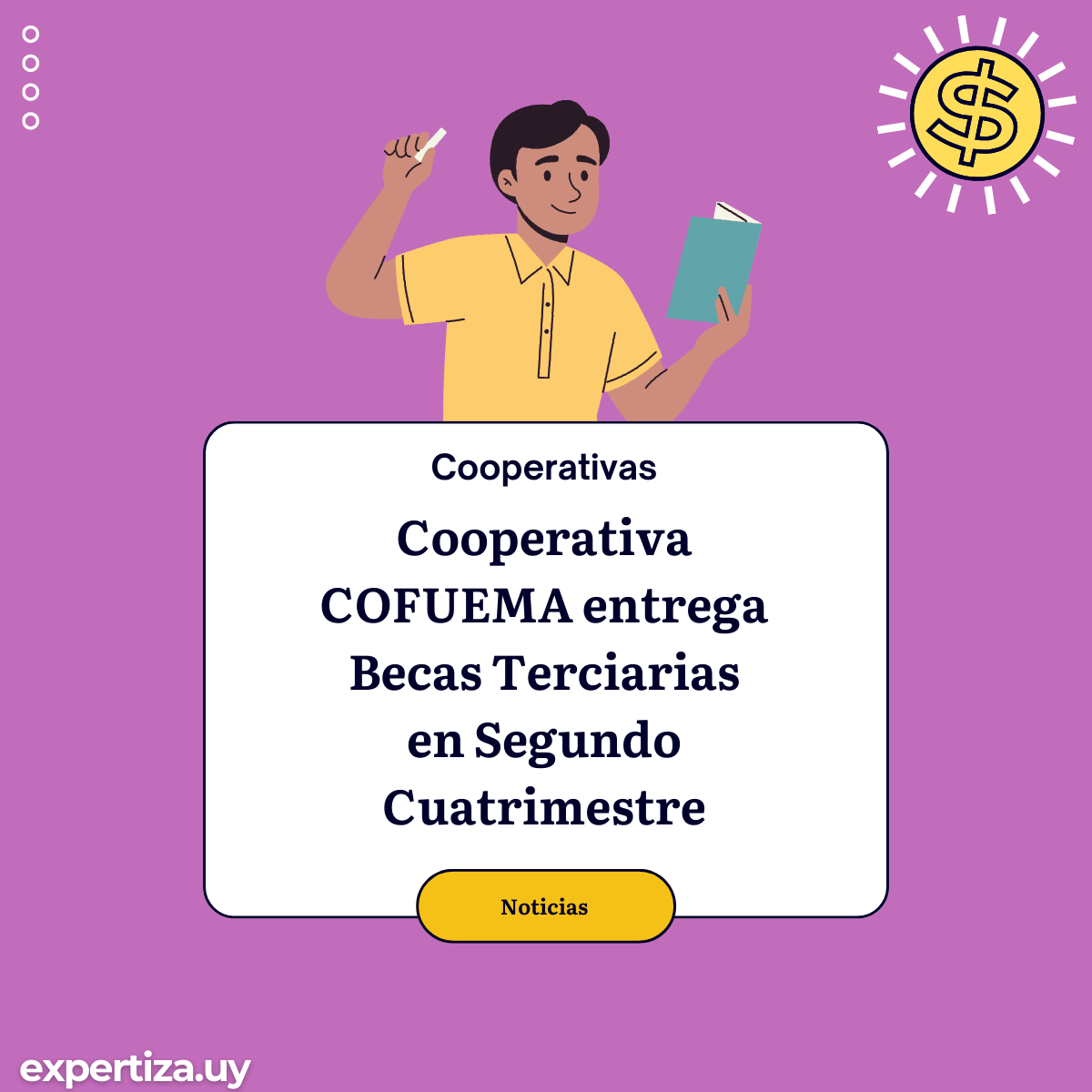 Cooperativa COFUEMA entrega Becas Terciarias en Segundo Cuatrimestre.