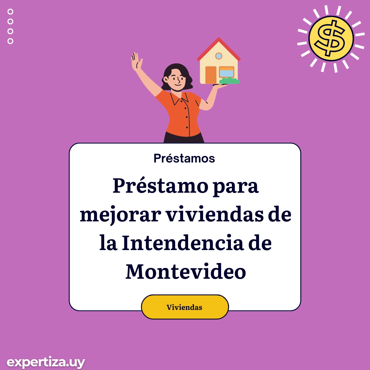 Préstamo para refaccionar viviendas de la Intendencia de Montevideo.
