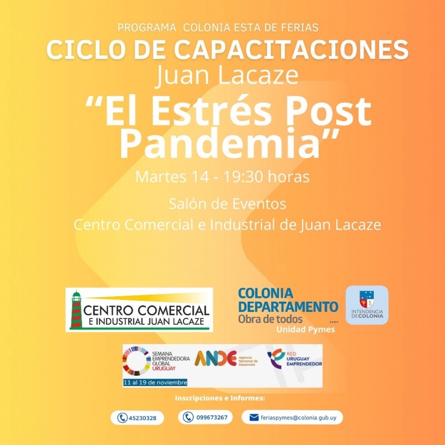 Charla El Estrés Post Pandemia por Jorge Cabrera.
